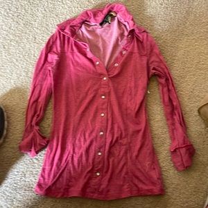 Small Jet Set long sleeve blouse red